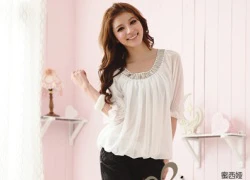 Vải chiffon cho áo thêm điệu