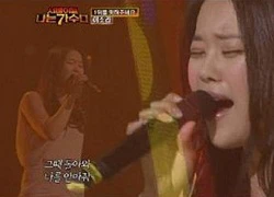 Vừa truyền nước xong, Baek Ji Young vẫn hát cực đỉnh