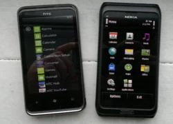 Điện thoại QWERTY đại chiến: Nokia E7 vs. HTC 7 Pro