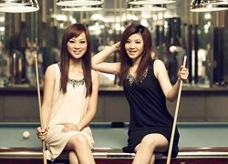 Cặp chị em xinh đẹp làng billard