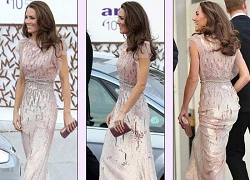 Công nương Anh, Kate Middleton khoe đường cong mượt mà