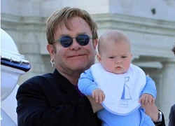 Elton John đưa con trai đi chơi Venice