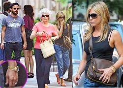 Jennifer Aniston đeo nhẫn đôi cùng bạn trai