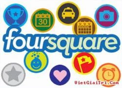 Mạng xã hội Foursquare đạt 10 triệu người dùng