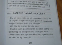 Sách thiếu nhi dạy gian lận và vô lễ?