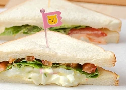 Sandwich trứng không ăn là tiếc