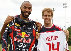 Thiery Henry truyền nghề đá bóng cho nhà ĐKVĐ F1