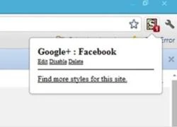 Biến giao diện Gooogle+ thành Facebook