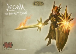 Hé lộ thông tin về champion mới : Leona, the Radiant Dawn