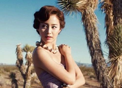 Kim Tae Hee khoe vai trần dưới nắng