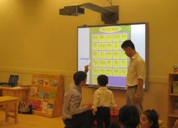 Trường mầm non đầu tiên tại VN áp dụng công nghệ SmartBoard