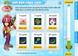 Vua Pháp Thuật phát động sự kiện kiểu game Facebook