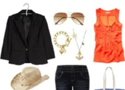 7 ngày với một áo blazer đen