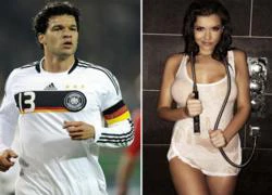 Bồ nhí Ryan Giggs ve vãn Michael Ballack