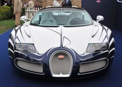 Cận cảnh Bugatti Veyron Grand Sport trang trí bằng sứ