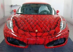 Ferrari F430 sơn họa tiết da rồng