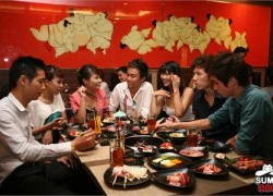 Không gian ẩm thực Nhật bản tại SumoBBQ Quán Sứ