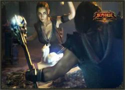 'Lara Croft' phiên bản mới trổ tài trong Kiếm tiên 2