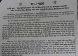 Trường cao đẳng bội tín thí sinh?