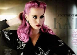 Katy Perry đẹp lạ lùng với tóc tím