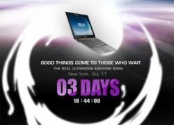 Asus ra ultrabook &#8216;thực thụ&#8217; ngày 11/10