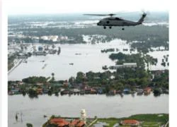 Bangkok "nhờ" trực thăng Mỹ khảo sát lũ lụt