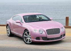 Bentley Continental GT màu hồng cho sao nữ