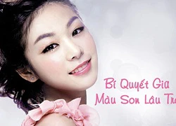 Bí quyết giữ son môi lâu trôi