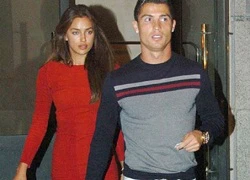 Irina Shayk vác bộ mặt ủ dột đi ăn cùng CR7