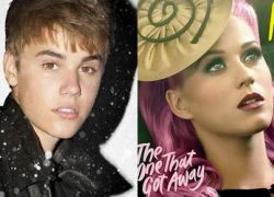 Justin Bieber và Katy Perry cùng khoe ảnh bìa cực long lanh