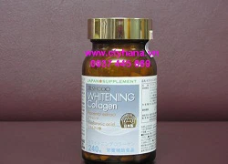 Láng mịn và tươi trẻ hơn với Whitening collagen .