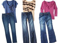 Mẹo chọn quần jeans phù hợp với dáng người