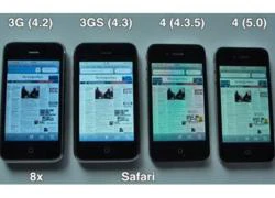 So sánh tốc độ iOS 5 với các phiên bản trước