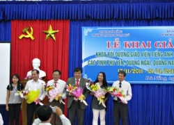 140 giáo viên miền Trung học bồi dưỡng tiếng Anh bậc tiểu học