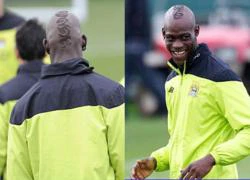 Balotelli lại gây "sốc" với kiểu tóc có một không hai