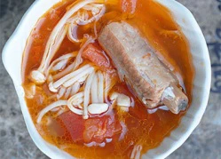 [Chế biến]-Canh Sườn Nấm Kim Châm