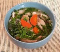 [Chế biến]-Khéo tay với canh chân gà nấu nấm