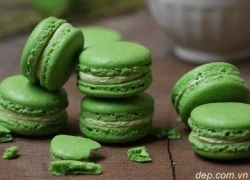 [Chế biến]- Macarons trà xanh