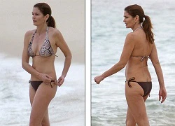 Cindy Crawford khoe dáng với bikini ở tuổi 45