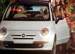 Fiat 500C xuất hiện cùng nữ ca sỹ "siêu vòng 3"