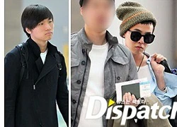 G-Dragon và Daesung mệt mỏi né tránh ống kính tại sân bay