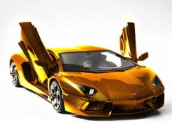 Lamborghini Aventador mô hình bằng vàng giá gần 5 triệu đô