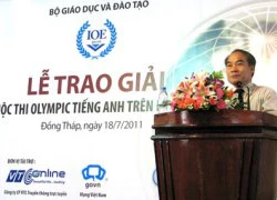 Olympic tiếng Anh trên Internet năm học 2011-2012