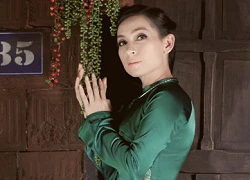 Phi Nhung nền nã áo dài