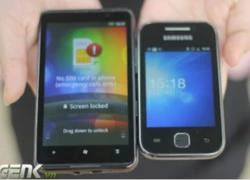 [So sánh] Samsung Galaxy Y vs. HKPhone H7-3G: Giá rẻ tranh tài