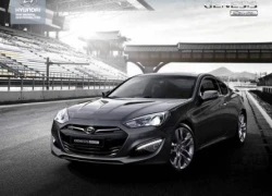 Tiếp tục hé lộ hình ảnh xe Genesis Coupe phiên bản mới