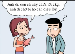 Truyện tranh: KHI CHỒNG ĐI CHỢ