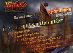 Vương Triều Chiến thách thức gamer cùng Quân Đoàn Chiến