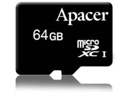 Apacer giới thiệu thẻ nhớ microSDXC 64 GB