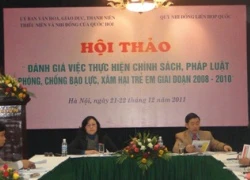 Bạo lực, xâm hại trẻ em đang có chiều hướng gia tăng